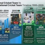 Pakistan National Cricket Team Vs Bangladesh National Cricket Team Timeline