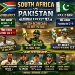 South Africa National Cricket Team vs Pakistan National Cricket Team Match Scorecard
