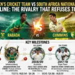 Australian Men's Cricket Team vs South Africa National Cricket Team Timeline