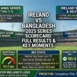 Ireland Cricket Team vs Bangladesh National Cricket Team Match Scorecard
