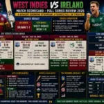 West Indies Cricket Team vs Ireland Cricket Team Match Scorecard