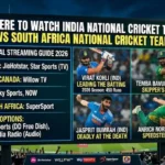 Where To Watch India National Cricket Team Vs South Africa National Cricket Team