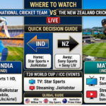 Where To Watch India National Cricket Team vs the New Zealand National Cricket Team