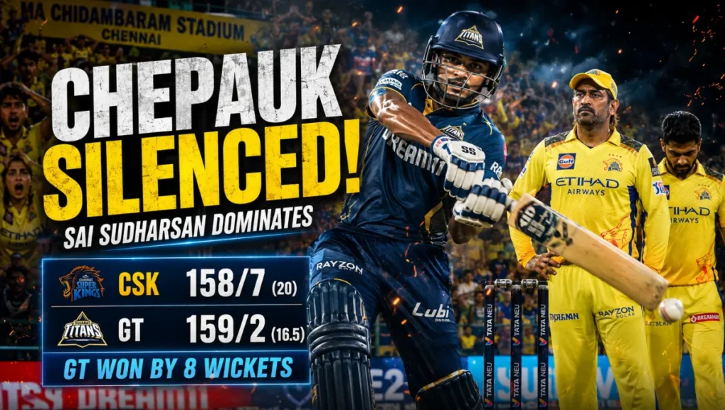 Chennai Super Kings Vs Gujarat Titans Match Scorecard