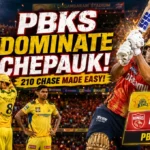 Chennai Super Kings vs Punjab Kings Match Scorecard