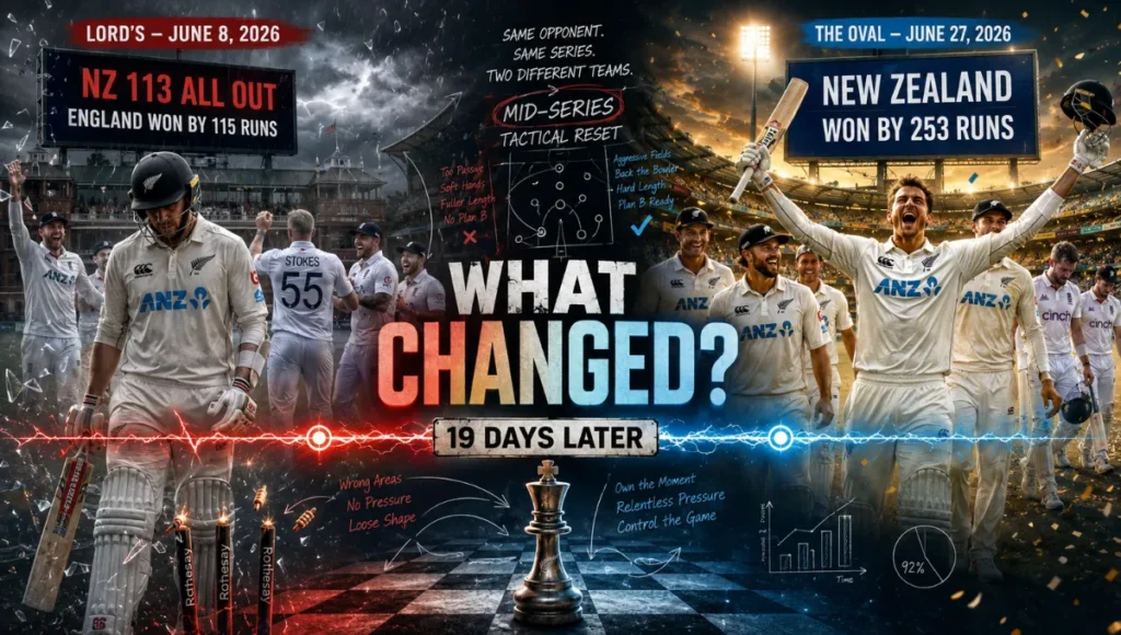 England Cricket Team Vs New Zealand National Cricket Team Timeline