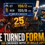 Gujarat Titans Vs Royal Challengers Bengaluru Match Scorecard