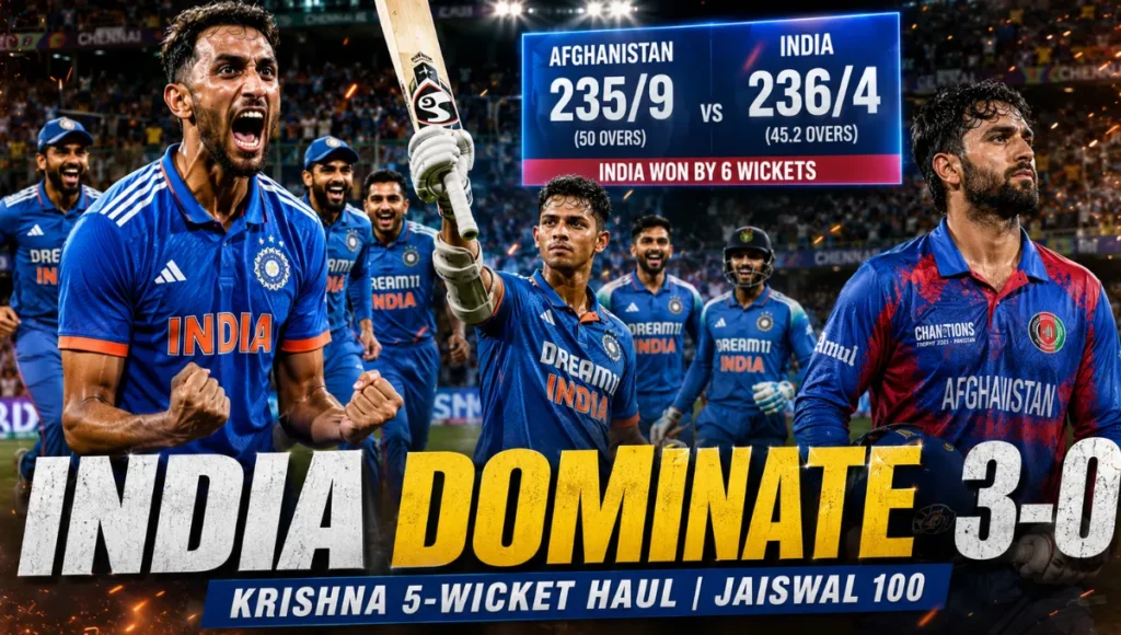 India National Cricket Team Vs Afghanistan National Cricket Team Match Scorecard