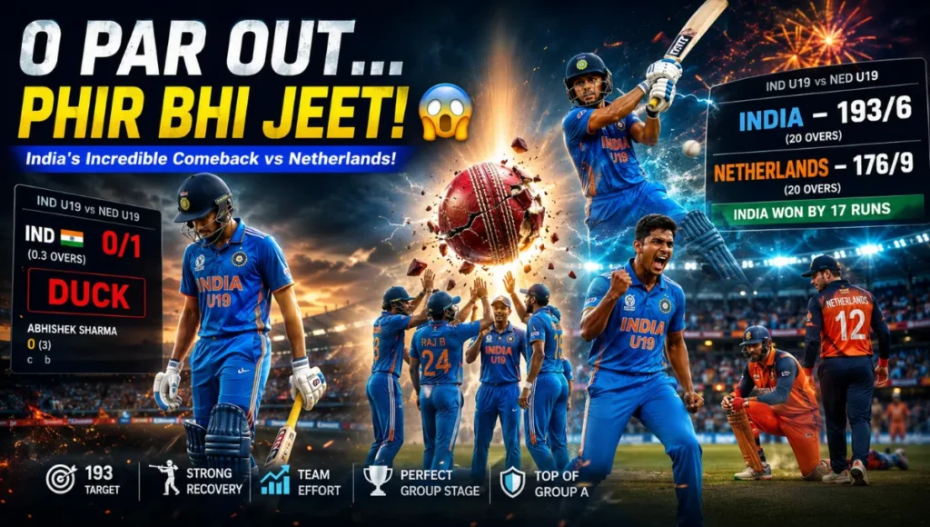 India National Cricket Team Vs Netherlands National Cricket Team Matches