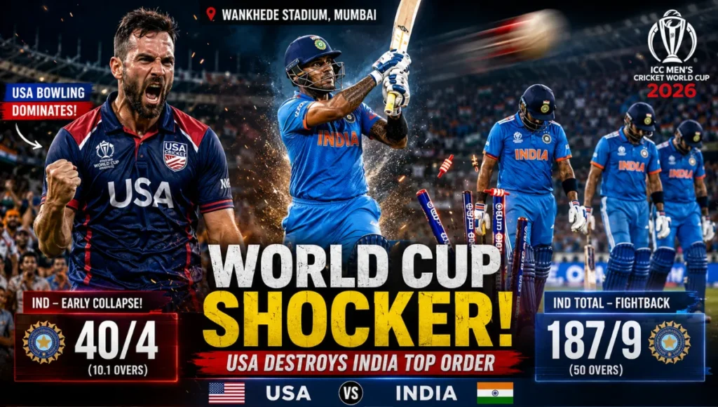 India National Cricket Team Vs United States National Cricket Team Match Scorecard