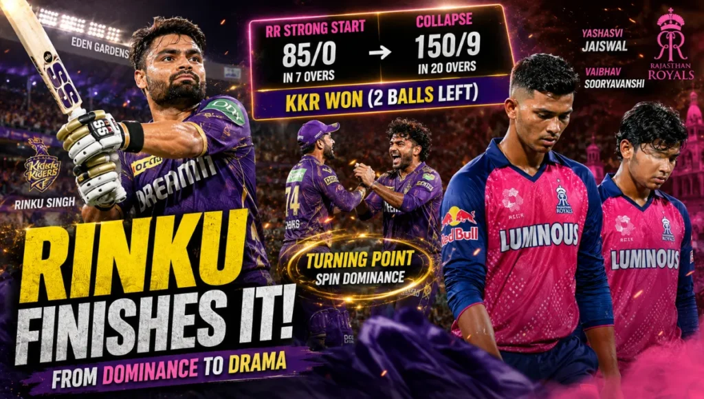 Kolkata Knight Riders Vs Rajasthan Royals Match Scorecard
