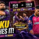 Kolkata Knight Riders Vs Rajasthan Royals Match Scorecard