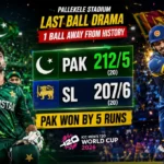 Pakistan National Cricket Team Vs Sri Lanka National Cricket Team Match Scorecard