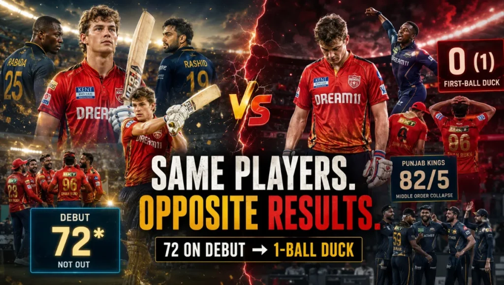 Punjab Kings Vs Gujarat Titans Match Scorecard