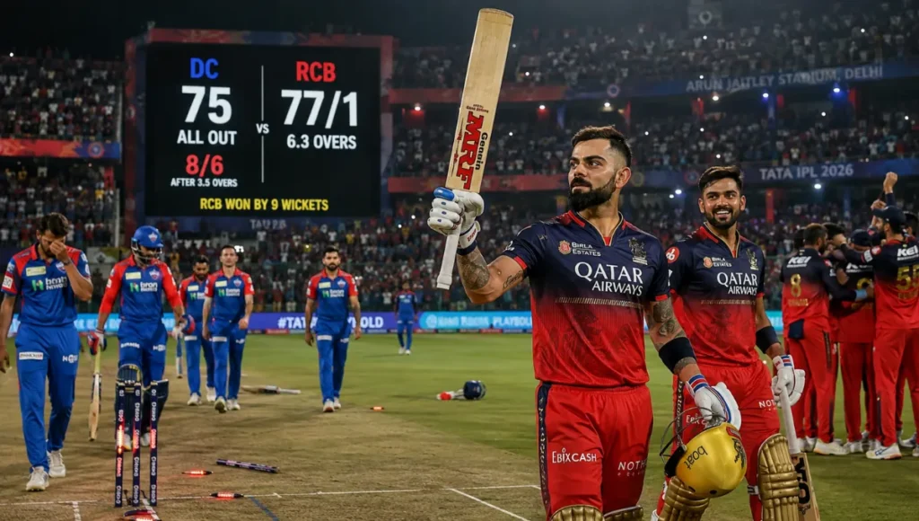 Delhi Capitals Vs Royal Challengers Bengaluru Match Scorecard