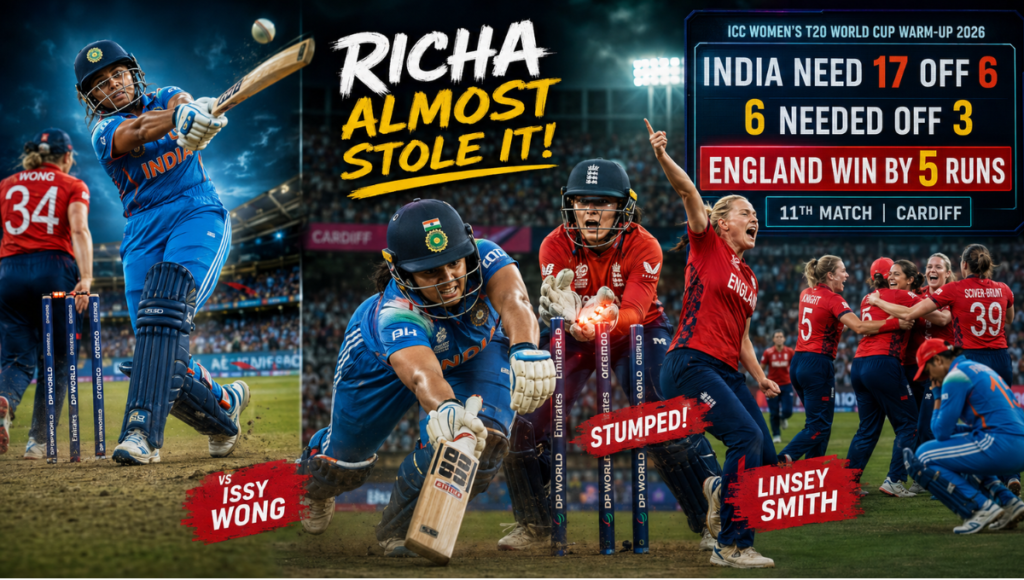 India Women's National Cricket Team Vs England Women's National Cricket Team Match Scorecard