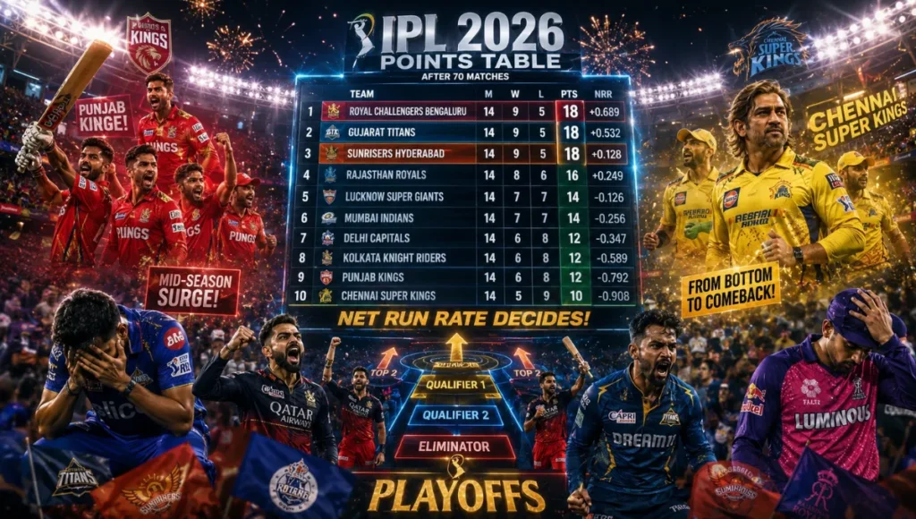 IPL Points Table 2026