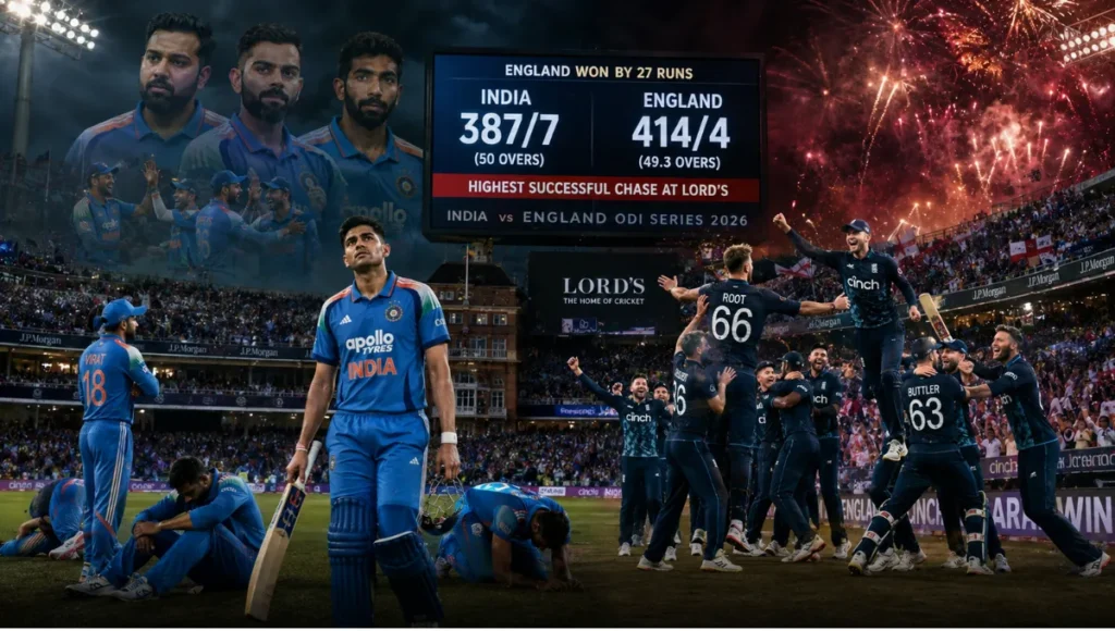 Ind Vs Eng ODI Squad 2026