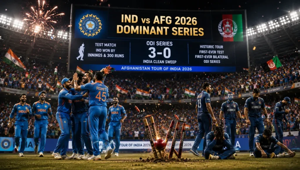 India National Cricket Team Vs Afghanistan National Cricket Team Timeline