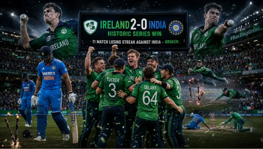 India Vs Ireland T20 Series 2026