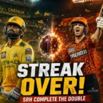 Chennai Super Kings vs Sunrisers Hyderabad match scorecard