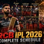 Royal Challengers Bengaluru Schedule