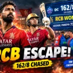 Royal Challengers Bengaluru vs Delhi Capitals match scorecard