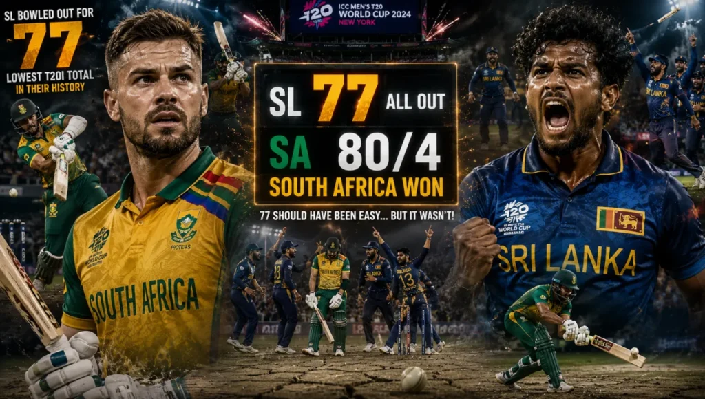 South Africa National Cricket Team vs Sri Lanka National Cricket Team match scorecard