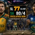 South Africa National Cricket Team vs Sri Lanka National Cricket Team match scorecard