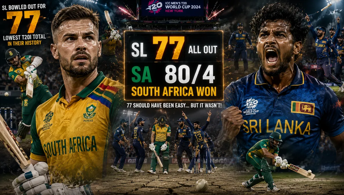 South Africa National Cricket Team vs Sri Lanka National Cricket Team match scorecard